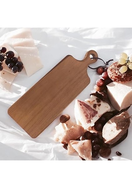 Akasya Kesme ve Sunum Tahtası Antibakteriel Yıkanabilir Doğrama Tahtası Dikdörtgen 32X11CM | Yıkanabilir Akasya Peynir Sunum Tahtası fırsatları