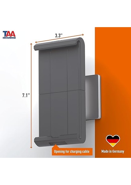 893323 Duvar Montajlı Tablet Tutucu, Gümüş/antrasit modelleri