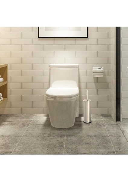 Home Metal Wc Fırçası, Krom Tuvalet Temizleme Fırçası, Paslanmaz Çelik Saplı, Dayanıklı ve Hijyenik Banyo Aksesuarı fiyatları