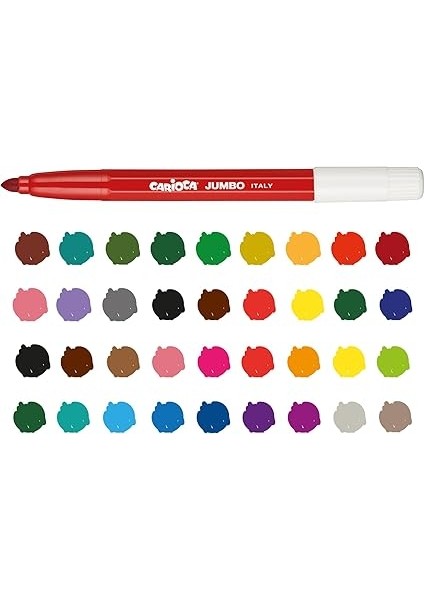 Jumbo Süper Yıkanabilir Keçeli Boya Kalemi 40'lı fiyatları