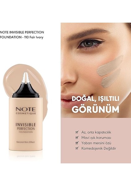 Invisible Perfection 110 Fair Ivory Fondöten fiyatları