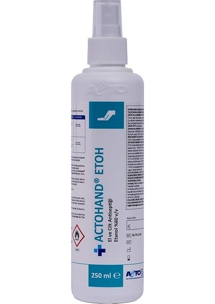 Etoh 250 ml – El ve Cilt Antiseptiği |%80 Etanol (V/v) Içerikli Hızlı Etkili Dezenfektan | Zararlı Mikroorganizmalara Karşı Etkin Koruma | Cilt Dostu, Hızlı Kuruyan Formül fiyatları