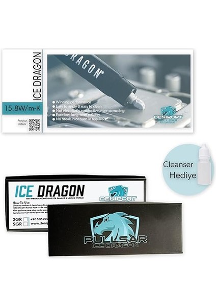 Ice Dragon 15.7 W/mk Termal/thermal Macun (5 Gr) indirimleri