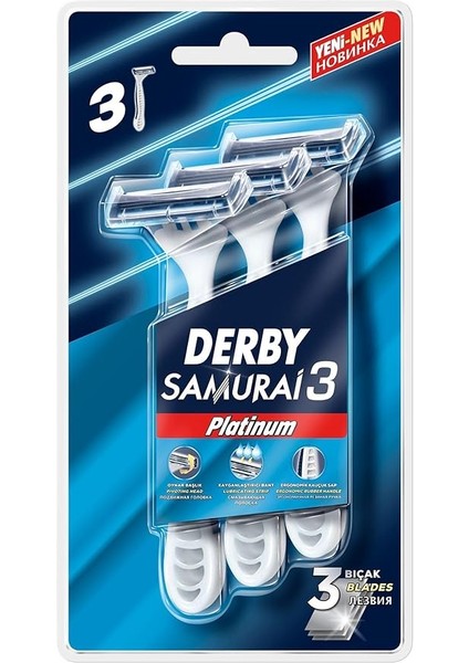 Samurai 3 Platinum 3'lü Blister