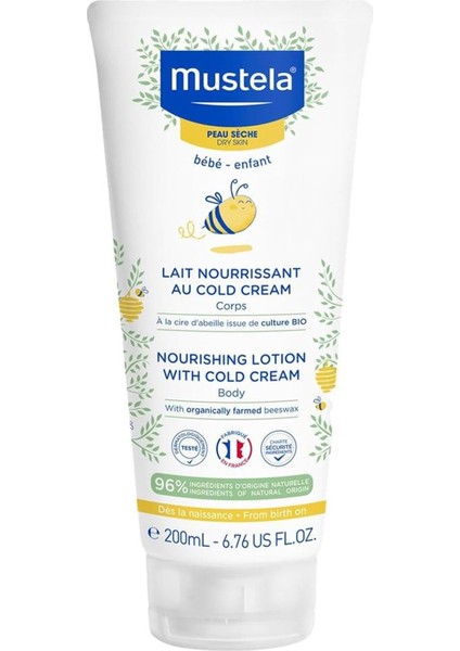 Cold Cream Içeren Besleyici Vücut Losyonu 200ML