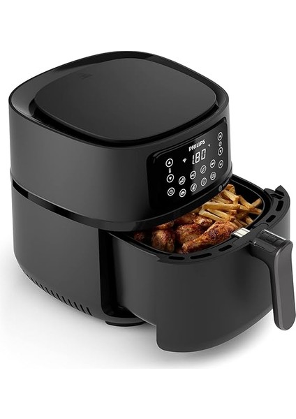 5000 Serisi Airfryer Xxl Connected, 7,2l (1,4 Kg), Rapid Air Teknolojisi, Pişirme ve Izgara Aksesuarları, Homeıd Uygulaması, 1,4kg Kapasiteli Sepet, HD9285/96 modelleri