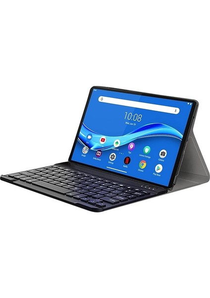 Lenovo Tab M10 Fhd Plus 10.3'' TB-X606 X606F Bluetooth Klavyeli Standlı Kılıf - Bkk4