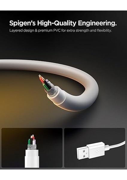 Usb-A To Usb-C 2 Metre Kablo 60W Güç/hızlı Şarj / 480 Mbps Data Aktarım Hızı Type-C Ekstra Dayanıklı White - ACA08716 indirimleri