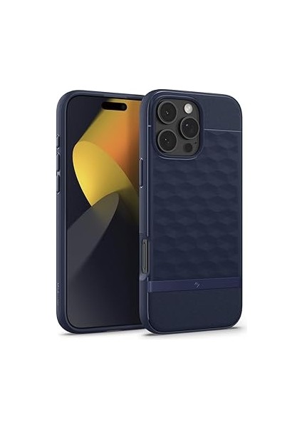 Caseology iPhone 16 Pro Magsafe Kılıf Parallax Mag Hava Kanalı Teknolojisi™ Askeri Sınıf Koruma Midnight Blue 3 Boyutlu Tasarım Kapak - ACS08171 fırsatları