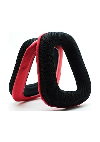 Uyumlu G930 G430 F450 G432 G431 G332 G231 G230 ile Uyumlu Kulaklık Pedi Seti Kulaklık Süngeri ve Kafa Bandı Kulaklık Süngeri Yastığı (Siyah - Kırmızı Kumaş Sünger + Kırmızı Kafa Bandı) indirimleri