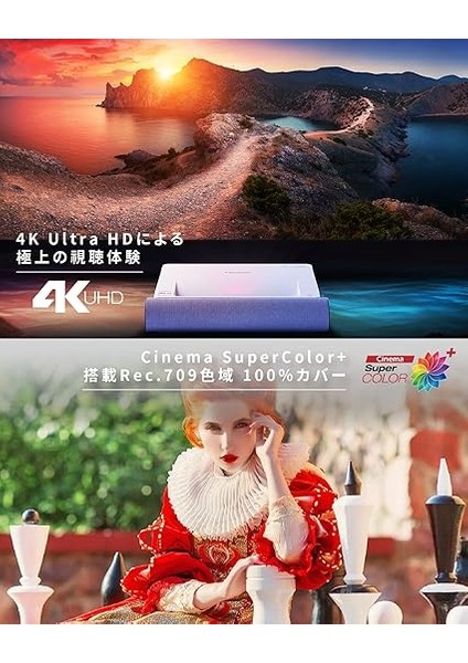 X2000L-4K 2000 Lümen Dlp HDMI 3840 x 2160 Projeksiyon modelleri