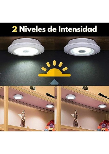 Işık, Yapışkan, Kablosuz Aydınlatma Için, 3 Led, Pille Çalışan, Kablosuz, Iç Mekan, Dolaplar, Mutfak, Yatak Odası, Prizsiz Banyo Için indirimleri