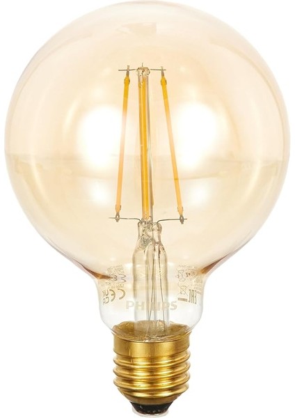 Ledcla 50W G95 E27 2200K Sarı Işık Gold Dim Edilebilir Filament LED Ampul modelleri