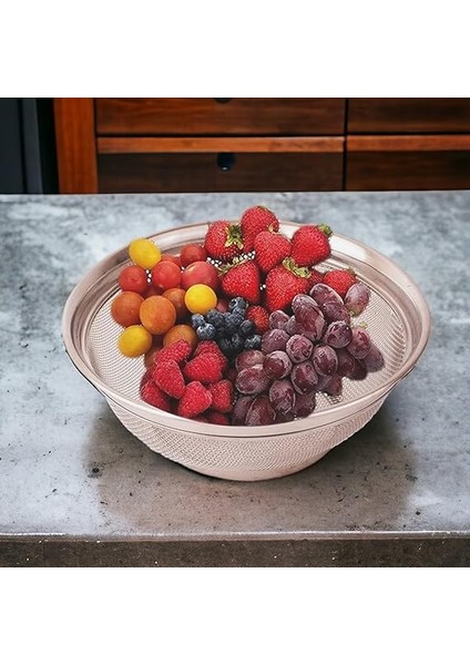 Paslanmaz Çelik Kulpsuz Süzgeç 26CM, Paslanmaz Pirinç Süzgeci, Paslamaz Çelik Mutfak Süzgeci modelleri