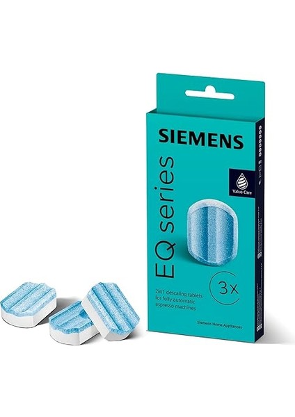 TZ80002A Kireç Çözücü Tabletler, 3 Adet, Kireç Birikintilerini Giderir ve Korozyona Karşı Korur, Orijinal Aksesuar, Eq Serisi Tam Otomatik Kahve Makineleri ve Ankastre Tam Otomatik Makineler fiyatları