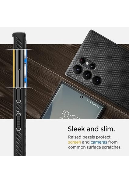 Samsung Galaxy S22 Ultra 5g Kılıf Liquid Air Matte Black - ACS03915 indirimleri