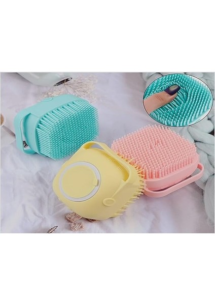 Lua Çok Amaçlı Yumuşak Silikon Duş Lifi - Sabun Jel Şampuan Hazneli fiyatları