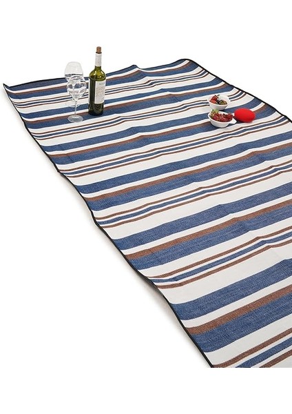 Badger Wunjo Piknik Örtüsü 1.2X2M Mavi-Beyaz, Kamp Örtüsü, Plaj Örtüsü, Su Geçirmez, Katlanabilir, Piknik Örtüsü, Taşıma Saplı fırsatları