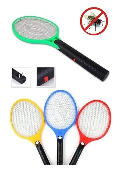 Raketi Sivrisinek Öldürücü Raket, Aç-Kapa Düğmeli Elektrikli Sarjlı Sinek Raketi, Güvenli Kullanım modelleri