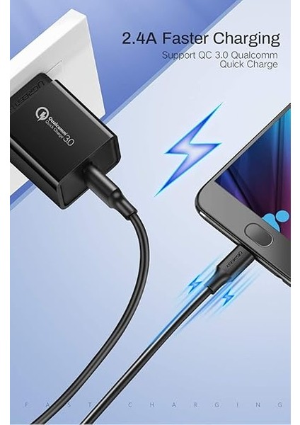 Micro USB Data ve Şarj Kablosu, Siyah, 1.5 Metre modelleri