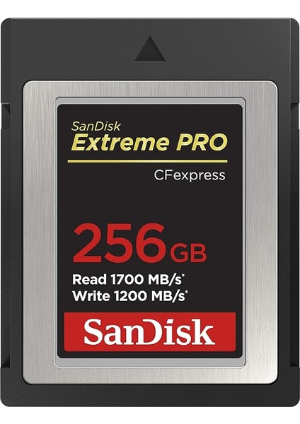 Extreme Pro Cfexpress Hafıza Kartı Tip B 256 GB (1.700 Mb/s Okuma, 1.200 Mb/s Yazma, Rescuepro Deluxe, Sorunsuz Raw Videolar, 4k, Xqd Uyumluluğu)