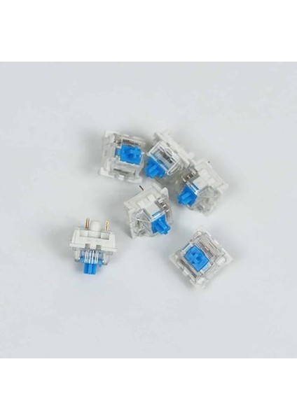 Outemu Mavi Mekanik Klavye Blue Switch Tactile Klik Sesli Yedek Tuş 6 Adet fırsatları