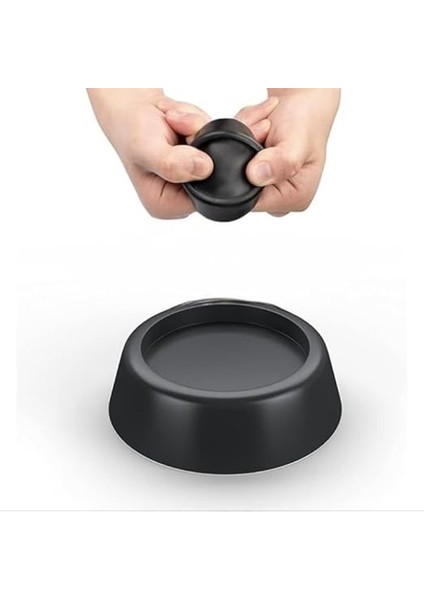 Makinası Titreşim Sarsıntı Ses Önleyici Kaydırmaz Ayak 4'lü Paket - Siyah modelleri