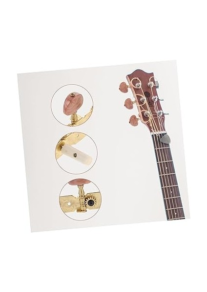 6 Telli Gitar Akort Burguları Klasik Gitar Akort Makinesi modelleri