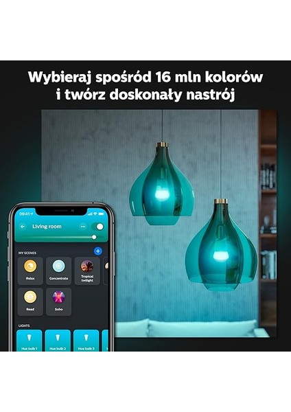 Hue Wca 9-75W Renkli Akıllı LED Ampul Başlangıç Seti, 3'lü, Akıllı Butonlu, E27, Bluetooth Özellikli fiyatları