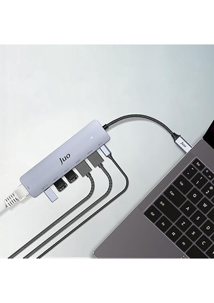 Type-C 2*hdmı Dual Mst 4K 60Hz Gigabit Ethetnet Dönüştürücü 100W USB 3.2 Çoklayıcı Hub indirimleri
