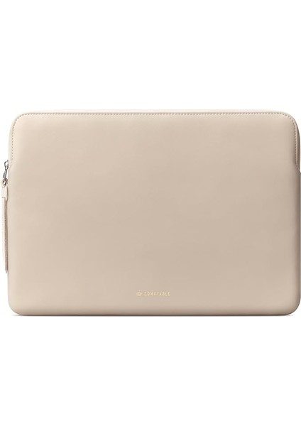 Ince Koruyucu Dizüstü Bilgisayar Kılıfı 13-13,3 Inç 13 Inç MacBook Pro ve MacBook Air ile Uyumlu, Pu Deri Çanta Su Geçirmez Kapak Dizüstü Bilgisayar Kılıfı Mac Için, Koyu Bej, Koyu Bej, For