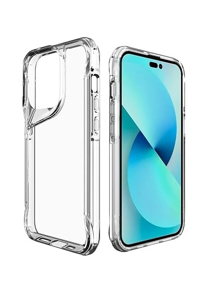iPhone 14 Pro Max Için Defend Serisi Kristal Berraklığında Ultra Şeffaf Arkası Sert Polikarbonat Kenarları Yumuşak Silikon Super Koruyucu Özellikli Kılıf (Şeffaf, 14 Pro Max) indirimleri