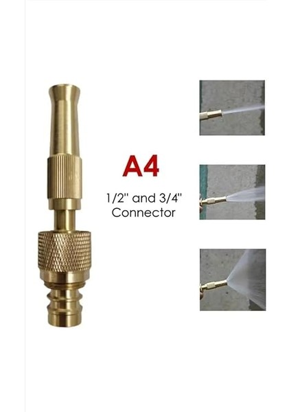 Home Hortum Tazyik Aparatı - Fonksiyonlu Sprey- Tazyik Bahçe, Araba, Balkon Yıkama Püskürtücü Aparat (1) modelleri