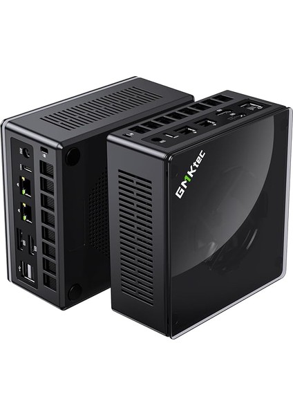 Oyun Mini Pc K8 Plus Amd Ryzen 7 8845HS (8C/16T, 5.1ghz'e Kadar) 32GB Ddr5 Ram 1tb Ssd, Masaüstü Bilgisayar Önceden Yüklenmiş Windows 11 Pro Çift Nıc 2.5g, HDMI 2.1, Usb4