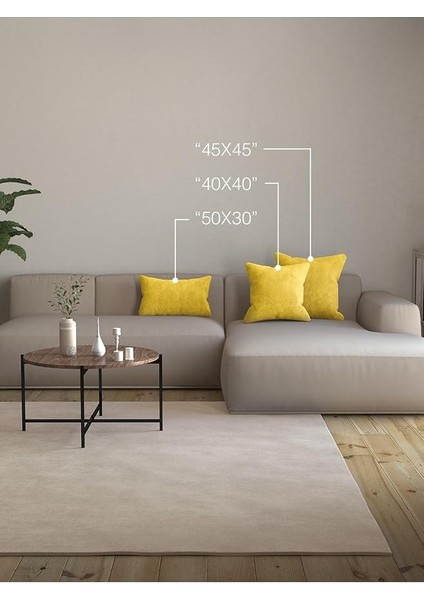 Dokulu Hint Sarısı Kırlent Yastık Kılıfı Freedom Serisi Punch Için Uygun modelleri