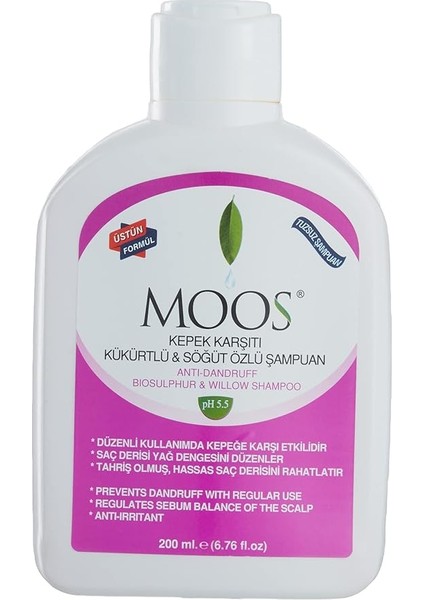 Kepek Karşıtı Kükürtlü ve Söğüt Özlü Şampuan (200 Ml)