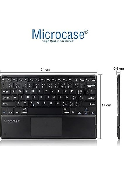 Samsung Galaxy Tab A9 Plus SM-X210 11 Inch Tablet Bluetooth Touchpad Klavye + Bluetooth Mouse + Standlı Kılıf - Bkk7 indirimleri