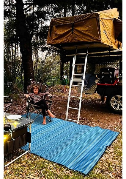 Mavi Plaj Kamp Piknik Bahçe Balkon Teras Hasır Halı Mat Savan Kilim Karavan Halısı 90X180 fiyatları