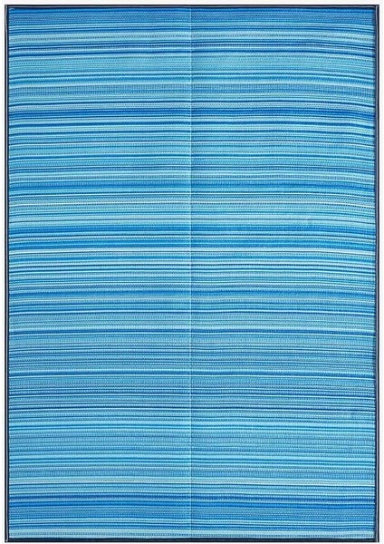 Mavi Plaj Kamp Piknik Bahçe Balkon Teras Hasır Halı Mat Savan Kilim Karavan Halısı 90X180 fırsatları