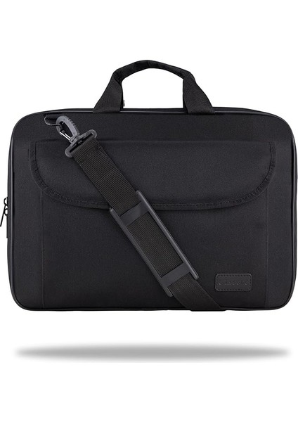 C100 15.6 Inch Wtx Pro Su Geçirmez Kumaş Tam Açılır Laptop, Notebook Çantası – Siyah