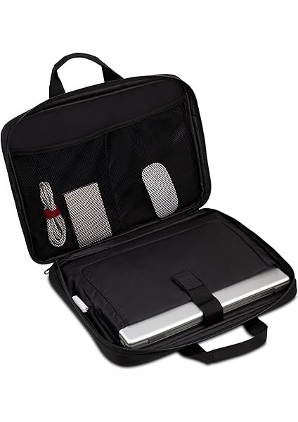 C100 15.6 Inch Wtx Pro Su Geçirmez Kumaş Tam Açılır Laptop, Notebook Çantası – Siyah modelleri