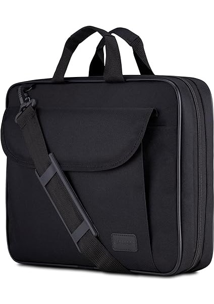 C100 15.6 Inch Wtx Pro Su Geçirmez Kumaş Tam Açılır Laptop, Notebook Çantası – Siyah indirimleri