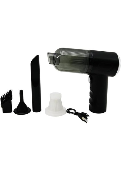 Içi Süpürge USB Şarjlı Vakum Özelliği Üfleme Özelliği Bulunan Oto Araç Ev Mini Taşınabilir El Tipi Elektirik Süpürgesi