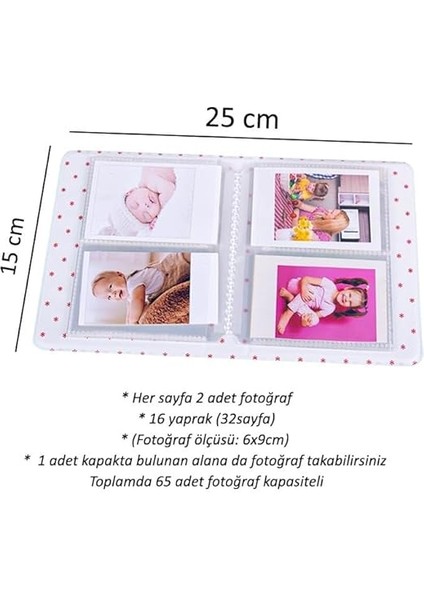 Moment Polakart Fotoğraf Albümü - 65 Kapasite - 6x9 Ebat (Mavi) indirimleri