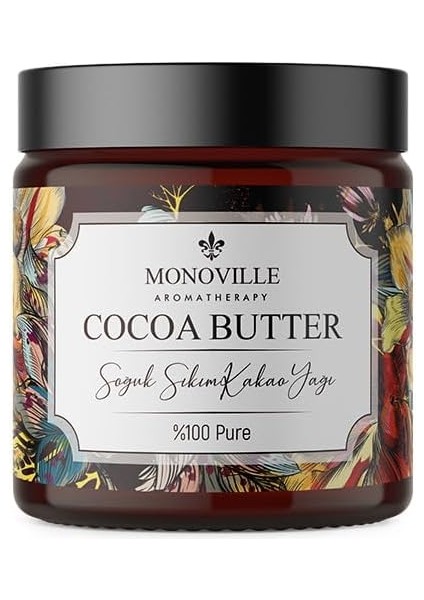 Kakao Yağı 100 ml Bronzlaştırıcı Soğuk SIKIM%100 Saf ve Doğal (Cacao Butter)