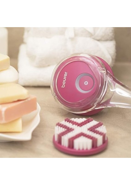 FC55 Vücut Fırçası, Peeling ve Masaj Için Elektrikli Vücut Fırçası, Duş Için Su Geçirmez Temizleme Fırçası, Kablosuz ve Şarj Edilebilir, 2 Başlıklı Döner Cilt Fırçası indirimleri