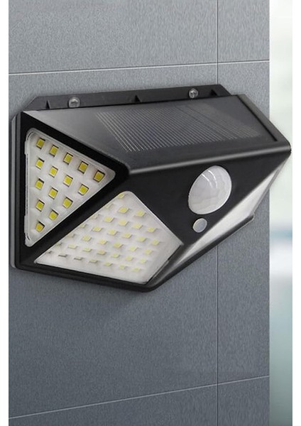 Enerjili Bahçe Lambası 100 LED Bahçe Aplik Solar Bahçe Lambası 1410