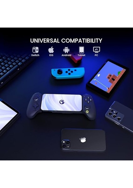 G8 Plus Bluetooth Mobile Game Controller For Switch & Ios & Android & Tablets, Wireless Gamepad With Hall Effect Joysticks/hall Trigger, Play Minecraft, Genshin Impact, Call Of Duty Mobile fiyatları
