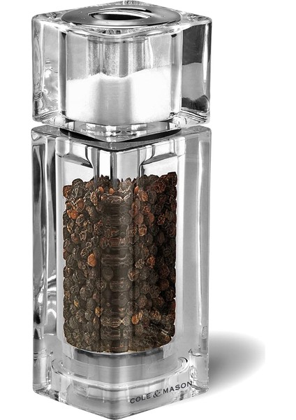 & Mason H33506P Cube 145MM Combi Tuz&biber Değirmeni Seti
