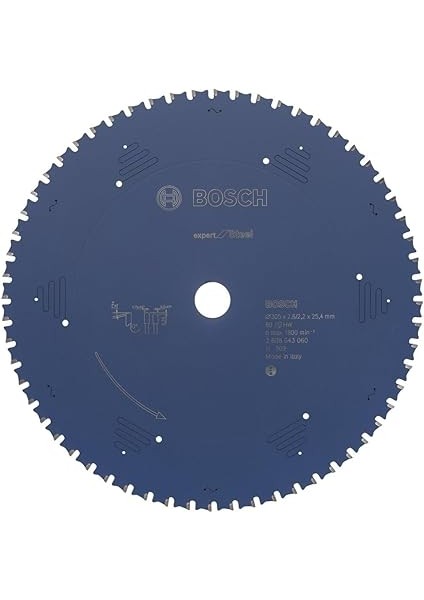 Professional Expert Serisi Metal Için Daire Testere Bıçağı 305*25,40 mm 60 Diş fırsatları